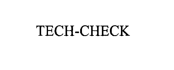Trademark Logo TECH-CHECK