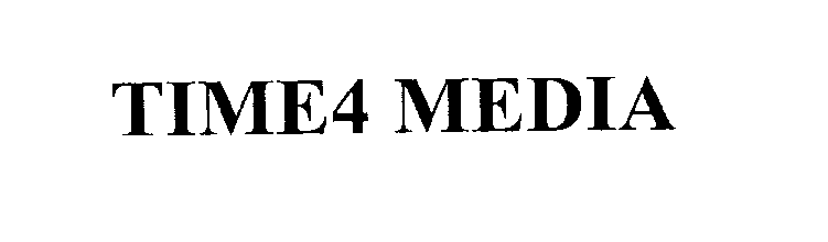 Trademark Logo TIME4 MEDIA