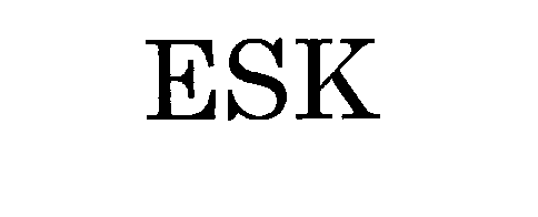 Trademark Logo ESK