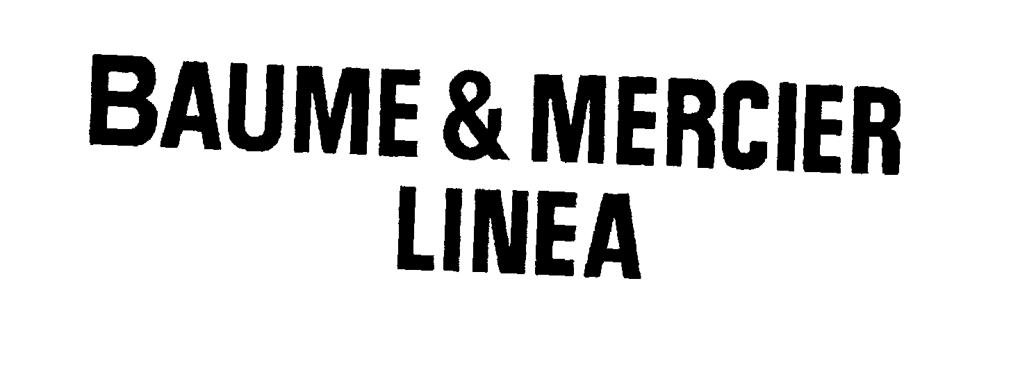 Trademark Logo BAUME & MERCIER LINEA