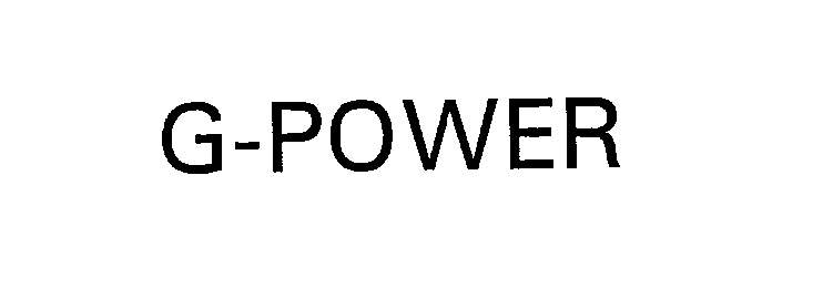 Trademark Logo G-POWER