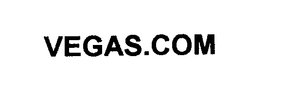 Trademark Logo VEGAS.COM