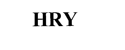Trademark Logo HRY
