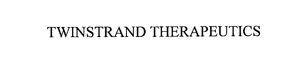 Trademark Logo TWINSTRAND THERAPEUTICS