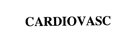 Trademark Logo CARDIOVASC