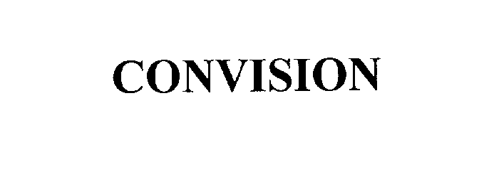 Trademark Logo CONVISION