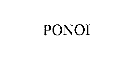  PONOI