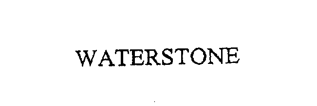 Trademark Logo WATERSTONE