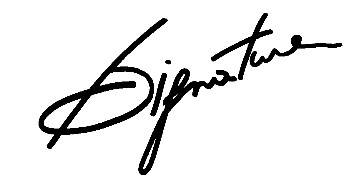  SIGNATURE