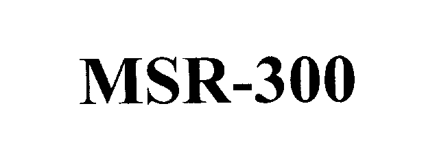 Trademark Logo MSR-300