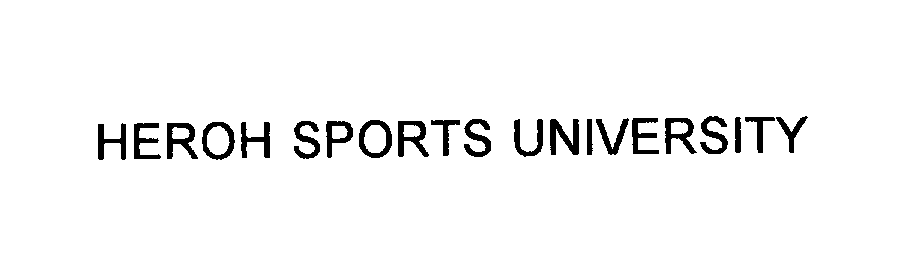  HEROH SPORTS UNIVERSITY