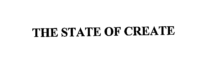  THE STATE OF CREATE