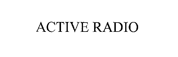 ACTIVE RADIO