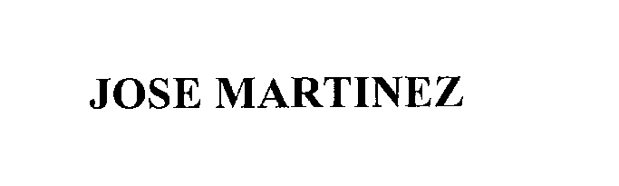 Trademark Logo JOSE MARTINEZ