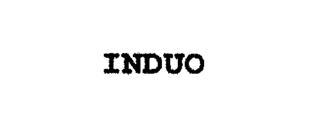 Trademark Logo INDUO