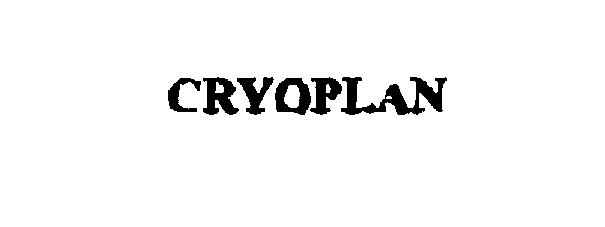  CRYOPLAN