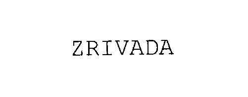 Trademark Logo ZRIVADA