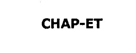 Trademark Logo CHAP-ET