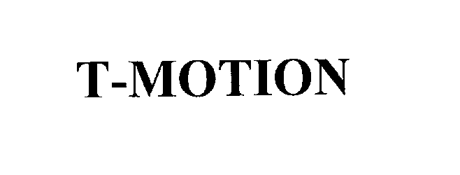 Trademark Logo T-MOTION