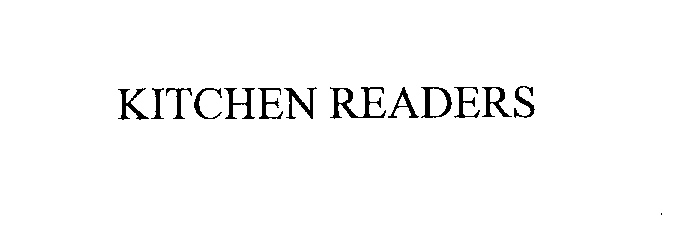 Trademark Logo KITCHEN READERS