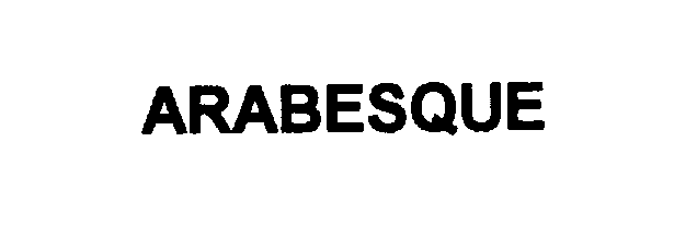 Trademark Logo ARABESQUE