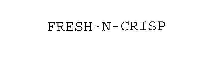 Trademark Logo FRESH-N-CRISP