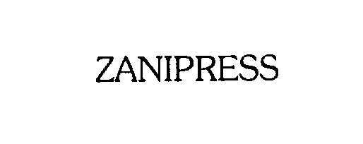  ZANIPRESS