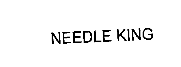 Trademark Logo NEEDLE KING