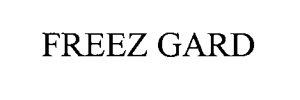 Trademark Logo FREEZ GARD