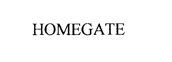 Trademark Logo HOMEGATE