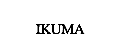 Trademark Logo IKUMA