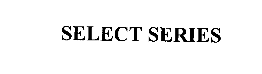 Trademark Logo SELECT SERIES