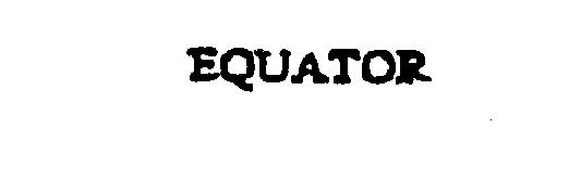 Trademark Logo EQUATOR