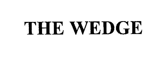 Trademark Logo THE WEDGE