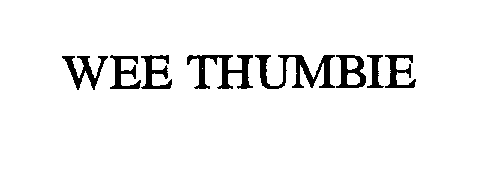 Trademark Logo WEE THUMBIE