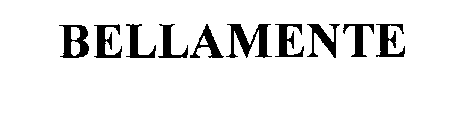 Trademark Logo BELLAMENTE