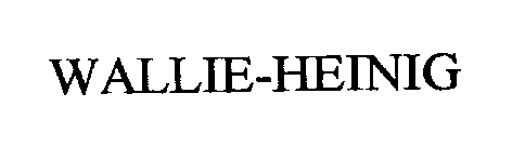 Trademark Logo WALLIE-HEINIG