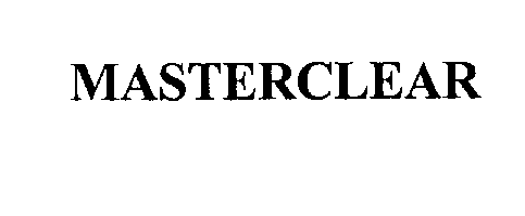 Trademark Logo MASTERCLEAR