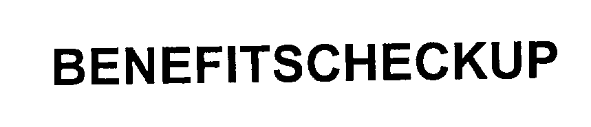 Trademark Logo BENEFITSCHECKUP