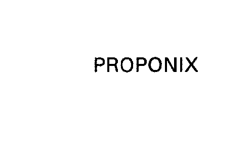  PROPONIX