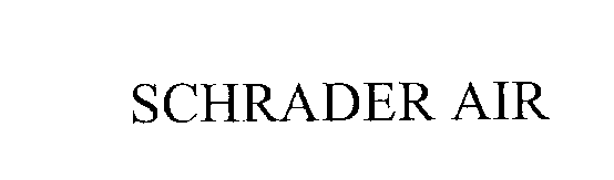 Trademark Logo SCHRADER AIR