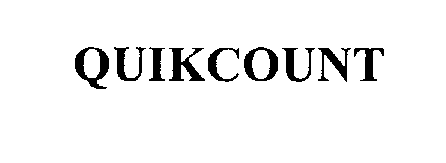 Trademark Logo QUIKCOUNT