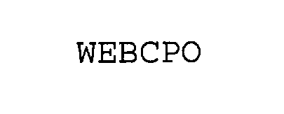 Trademark Logo WEBCPO