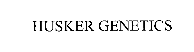 Trademark Logo HUSKER GENETICS