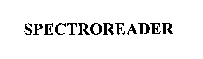 Trademark Logo SPECTROREADER