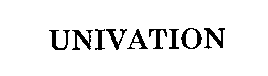 Trademark Logo UNIVATION