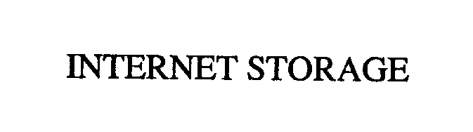 Trademark Logo INTERNET STORAGE