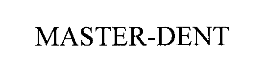 Trademark Logo MASTER-DENT