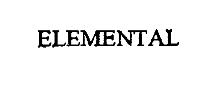 Trademark Logo ELEMENTAL