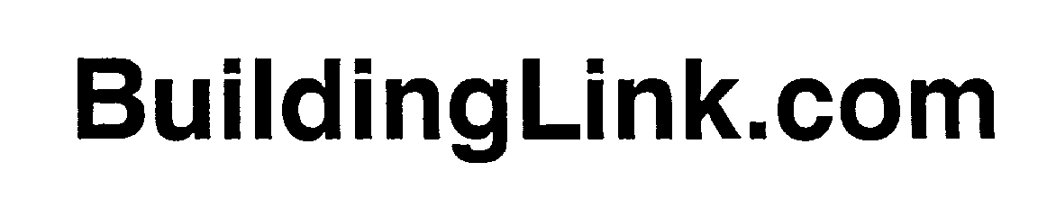 Trademark Logo BUILDINGLINK.COM